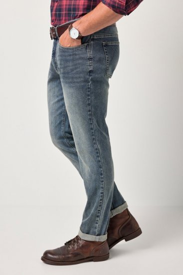 JP1880 FLEXNAMIC Modern Straight Fit Jeans Vintage Denim - Jeans & byxor - Stora Jeans och Stora Byxor