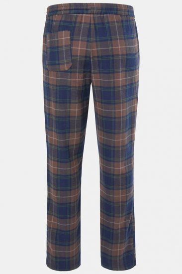 JP1880 Pyjama Trousers Flannel Check Brown - Underkläder & badkläder - Stora underkläder för män