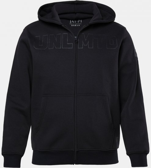 JAY-PI Tracksuit Hoodie Black - Träningskläder & friluft - Träningskläder till herr i stora storlekar