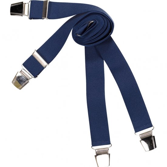 JP1880 Suspenders X-Shape Navy - Accessoarer - 