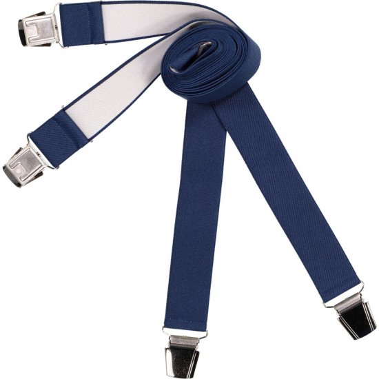 JP1880 Suspenders X-Shape Navy - Accessoarer - 