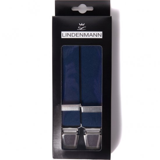 JP1880 Suspenders X-Shape Navy - Accessoarer - 