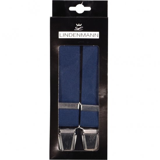 JP1880 Suspenders X-Shape Navy - Accessoarer - 