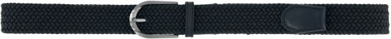 Ulla Popken Elastic Belt Black - Plus size-bälten för dam - 