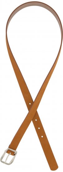 Ulla Popken Soft Suede Belt Brown - Plus size-bälten för dam - 
