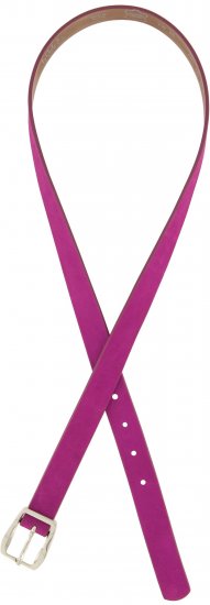 Ulla Popken Soft Suede Belt Purple - Plus size-bälten för dam - 