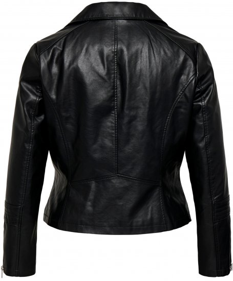 Only Carmakoma Emmy Biker Jacket Black - Skinnjackor - 