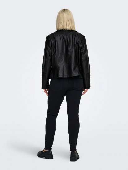Only Carmakoma Emmy Biker Jacket Black - Skinnjackor - 
