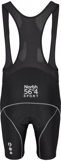 North Latitude Bike Shorts With Suspenders Black TALL - Träningskläder & friluft - Träningskläder till herr i stora storlekar