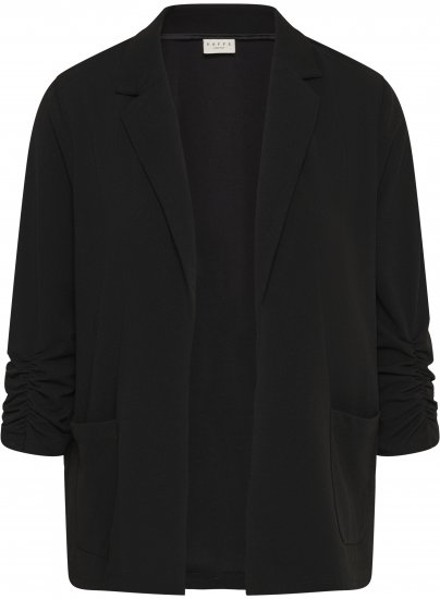 Kaffe Curve Pheolo 3/4 Sleeve Blazer Black Deep - Kavajer - 