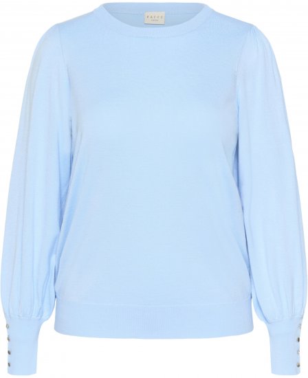 Kaffe Curve Lizzy Långärmad tröja Blå - Tröjor & stickat - 