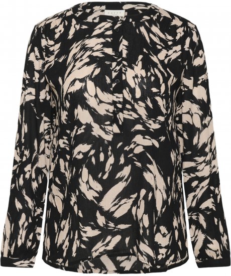 Kaffe Curve Mila Ami Blus Svart - Blusar & tunikor - 