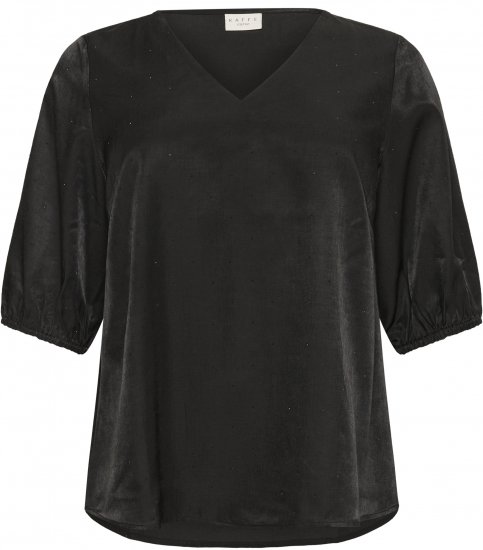 Kaffe Curve Ada Blouse Black - Blusar - 