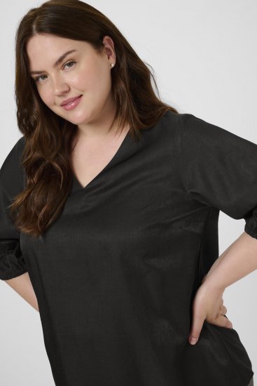 Kaffe Curve Ada Blouse Black - Blusar - 