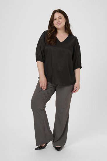 Kaffe Curve Ada Blouse Black - Blusar - 