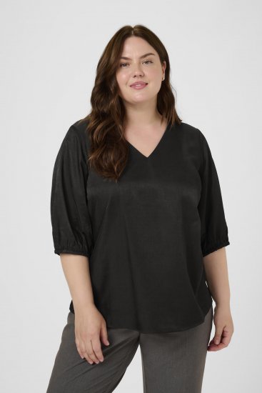 Kaffe Curve Ada Blouse Black - Blusar - 