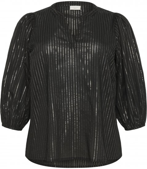 Kaffe Curve Luisa Blouse Black Deep - Blusar - 