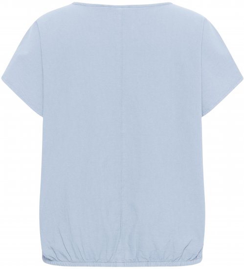 Kaffe Curve Nana Kortärmad blus Blå - Blusar & tunikor - 