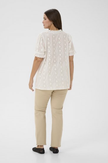 Kaffe Curve Dina Blouse White - Blusar - 