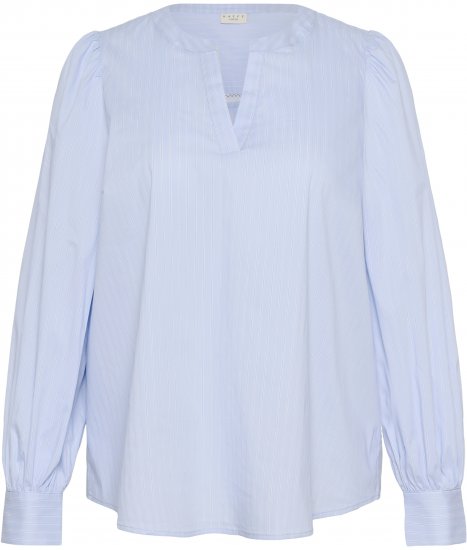 Kaffe Curve Juda Blouse Nantucket Breeze Stripe Blue - DAMKLÄDER 40-66 - 