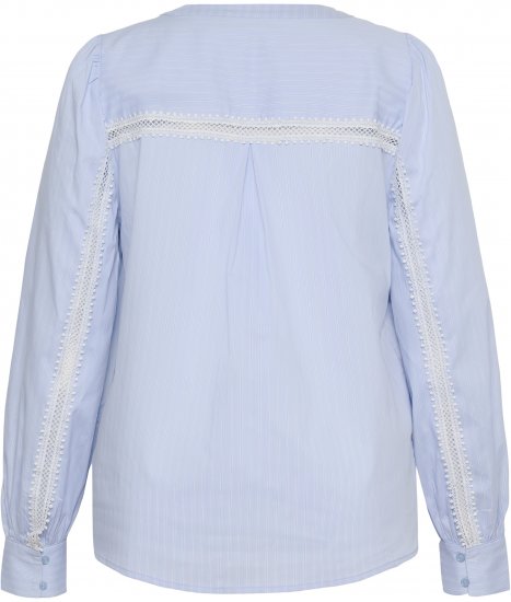 Kaffe Curve Juda Blouse Nantucket Breeze Stripe Blue - DAMKLÄDER 40-66 - 
