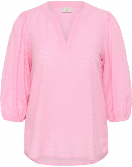 Kaffe Curve Penelopia Blouse Pink Frosting - Blusar - 