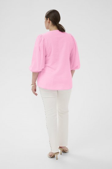Kaffe Curve Penelopia Blouse Pink Frosting - Blusar - 