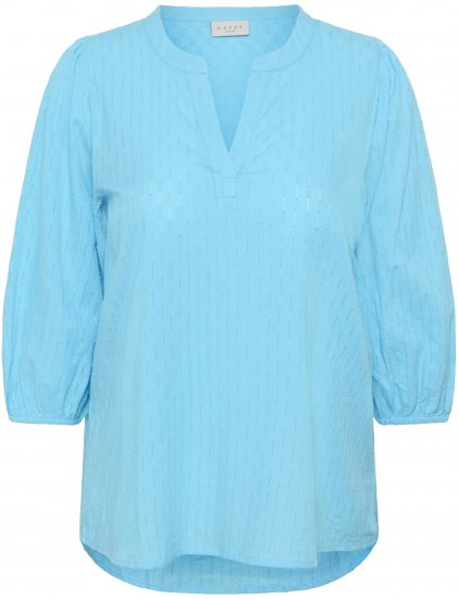 Kaffe Curve Thea Blouse Aquarius Blue - Blusar & tunikor - 