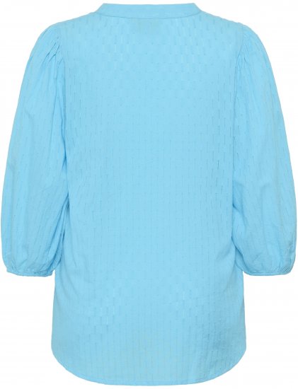 Kaffe Curve Thea Blouse Aquarius Blue - Blusar & tunikor - 