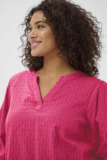 Kaffe Curve Thea Blouse Beetroot Purple - Blusar - 