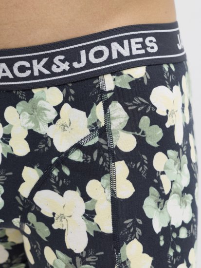 Jack & Jones Acray Flower Boxers 3-Pack Black/Navy - Underkläder & badkläder - Stora underkläder för män