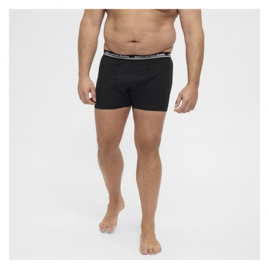 North Latitude 5-Pack Boxershorts Black - Boxershorts - Boxershorts för herrar i stora storlekar