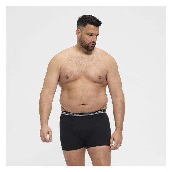 North Latitude 5-Pack Boxershorts Black - Boxershorts - Boxershorts för herrar i stora storlekar