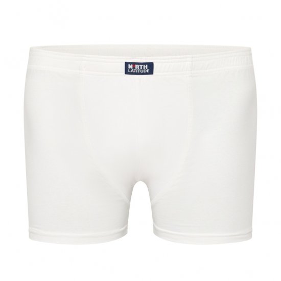 North Latitude Trunks Underwear White - Boxershorts - Boxershorts för herrar i stora storlekar