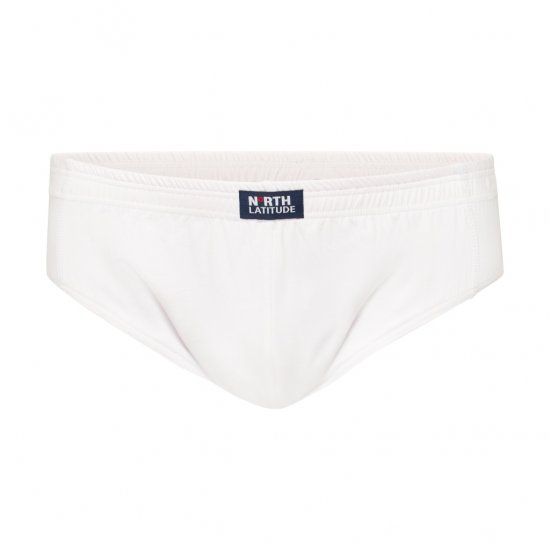North Latitude Brief Underwear White - Kalsonger - Kalsonger för herrar i stora storlekar