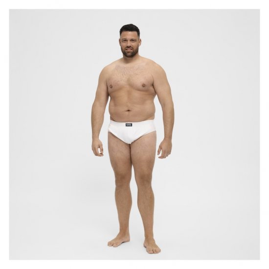 North Latitude Brief Underwear White - Kalsonger - Kalsonger för herrar i stora storlekar