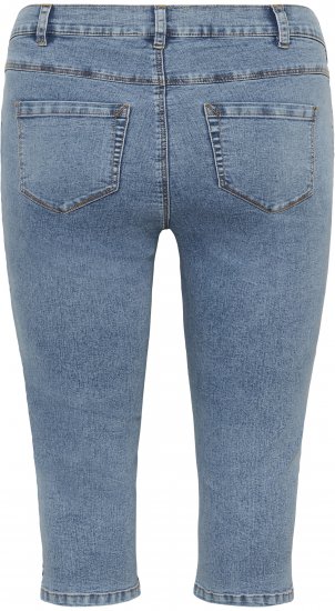 Kaffe Curve Vilana Capri Jeans Washed Blue - Skinny fit - 