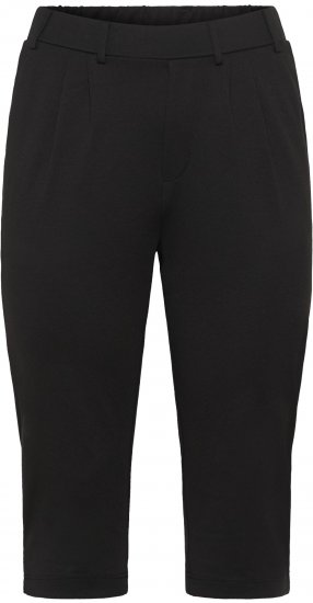 Kaffe Curve Jenna Capri Pants Black - Byxor - 