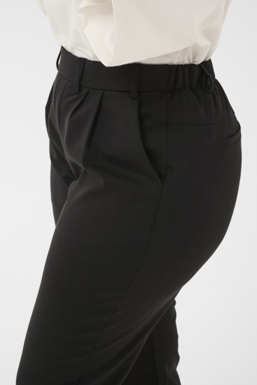 Kaffe Curve Jenna Capri Pants Black - Byxor - 