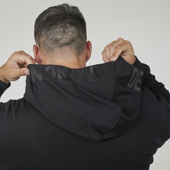 North Latitude 61325 Cardigan med Huva Svart - Tröjor & hoodies - Stora hoodies & tröjor - 2XL-14XL