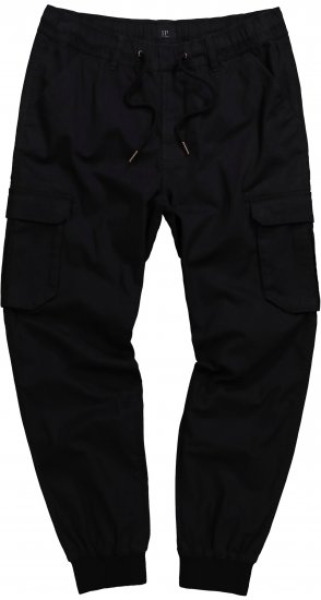 JP1880 Cargo Trousers with Many Pockets Stretchy Black - Jeans & byxor - Stora Jeans och Stora Byxor