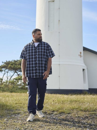 North Latitude 51141 Stretch Cargo Pants Navy - Jeans & byxor - Stora Jeans och Stora Byxor