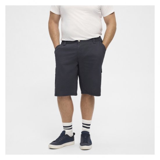 North Latitude Cargo Shorts Navy Blue - Shorts - Stora shorts W40-W60