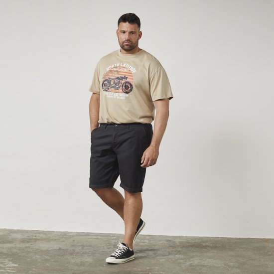 North Latitude 61147 Chinoshorts Svart - Shorts - Stora shorts W40-W60