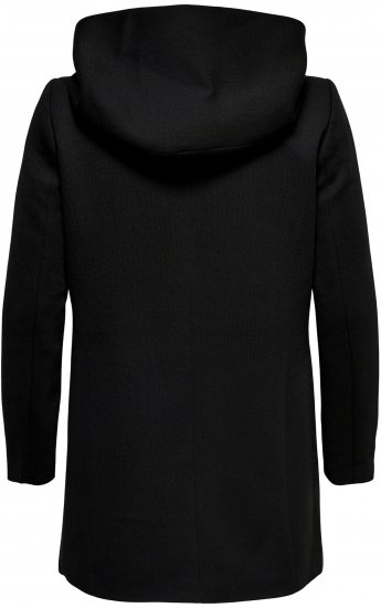 Only Carmakoma Sedona Light Coat Black - Vinterkappor - 