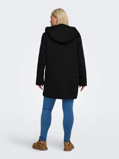 Only Carmakoma Sedona Light Coat Black - Vinterkappor - 