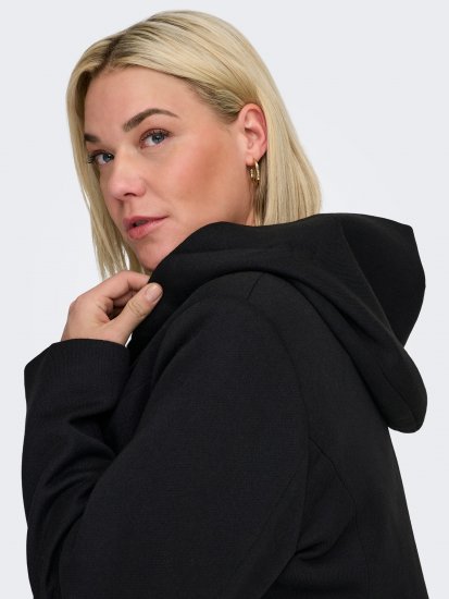 Only Carmakoma Sedona Light Coat Black - Vinterkappor - 