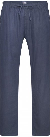 North Latitude 61155 Comfort Fit Linnebyxor Marinblå - Jeans & byxor - Stora Jeans och Stora Byxor