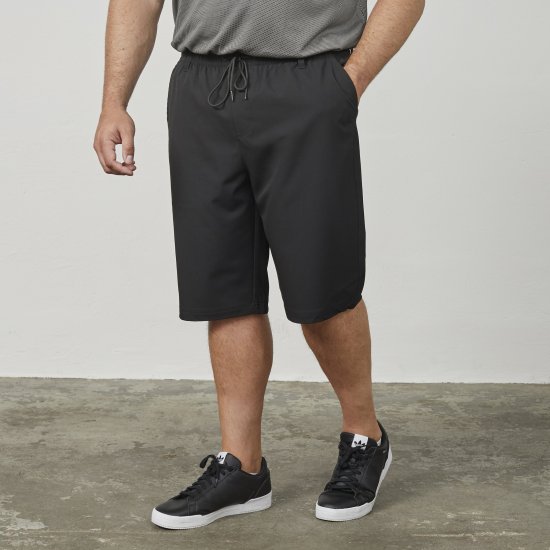 North Latitude 61146 Klassiska Comfort Fit-Shorts Svart - Mjukisbyxor och -shorts - Mjukisbyxor & Mjukisshorts 2XL-12XL
