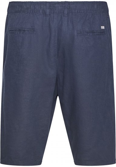 North Latitude 61154 Comfort Fit-shorts i Linne Marinblå - Shorts - Stora shorts W40-W60